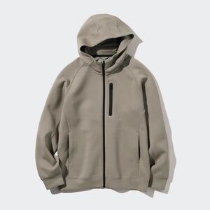 Uniqlo Men's Dry Stretch Sweat Full-Zip Hoodie Size M